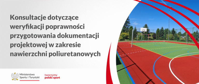 Nawierzchnie poliuretanowe na obiektach sportowych. Nieodpłatne konsultacje